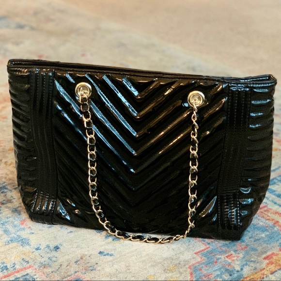 Large Patent Leather Aldo Shoulder Bag! - Picture 4 of 6